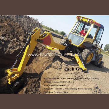 Backhoe loader with excellent digging capacity